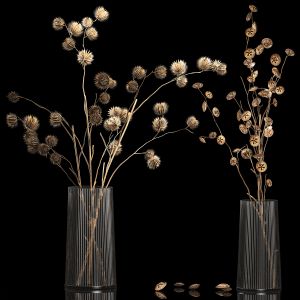 Bouquet Of Dried Flowers From Thorn And branches