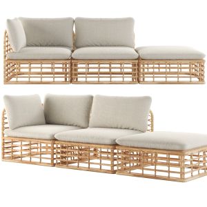 Elisa 3 Seater Garden Sofa By Snoc