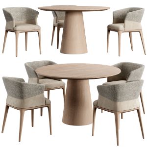 Quad Chair Konyshev Dinning Set