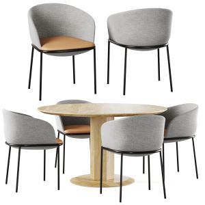 Dining Table Pisa And Chair Embrace By Cosmorelax