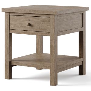 Farmhouse 22" End Table By Pottery Barn