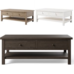 Farmhouse 48" Coffee Table By Pottery Barn