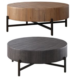 Fargo 40" Round Reclaimed Wood Coffee Table