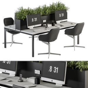 Office Furniture - Employee Set 39