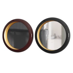 Wall Gold Moon Mirror