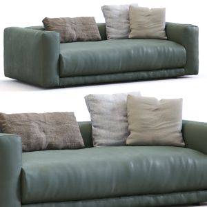 Cor Leather Sofa Moss