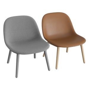 Fiber Lounge Chair Wood Base