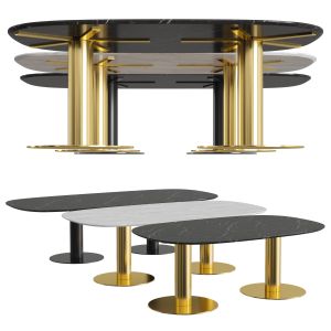 Gubi 2.0 Dining Table Eliptical