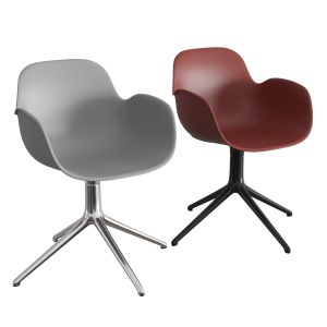 Form Armchair Swivel 4 Legs