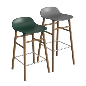 Form Wooden Barstool