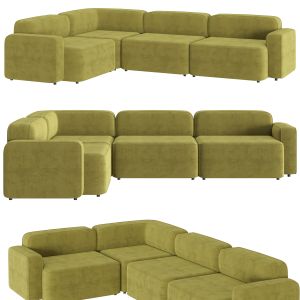 Rope Sofa 3 Seater Corner