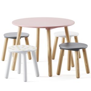 Сhildren's Table And Stools By Jabadabado