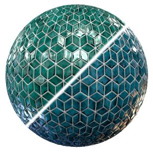 Teal Tile 05-2k-2color-pbr