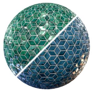 Teal Tile 07-2k-2color-pbr