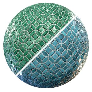 Teal Tile 10-2k-2color-pbr