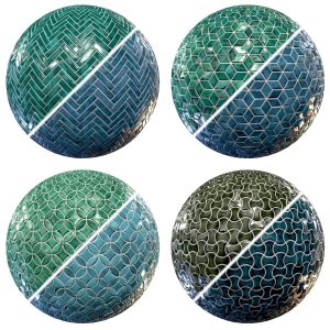 Teal Tile Collection Vol-02