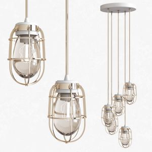 Next Cage 5 Light Cluster Pendant Ceiling