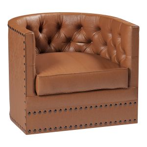 Lennox Tufted Swivel Chair