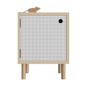 Pegboard Bedside Table