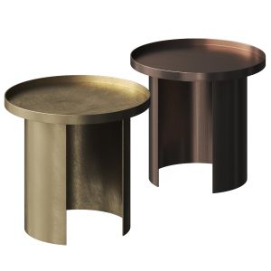 Gianfranco Ferre Home Large Moss Side Tables