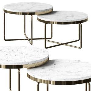 Nordic Studio Lounge Nesting Coffee Tables