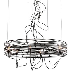 Spiral Nest Chandelier By Ridgely Studio Works