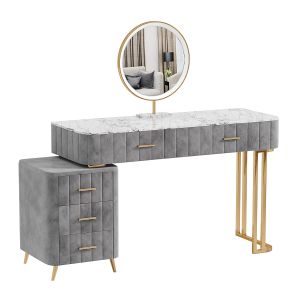 Meja Rias Nordic Vanity Mirror Table