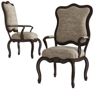 Massoud Madison Colorblock Bergere Chair