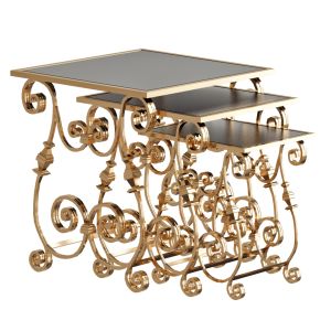 Louise Glass-top Nesting Tables