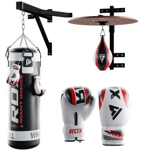 Boxing Bag And Gloves Set By Rox