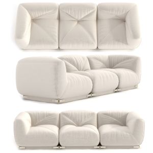 Three Seater Modular Leisure Sofa  Ghidini1961