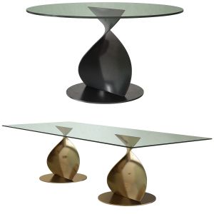 Porada Elika Glass Dining Table