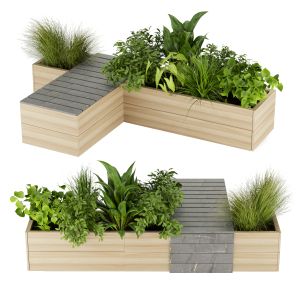 Collection Plant Vol 350 - Bench - Leaf - Grass