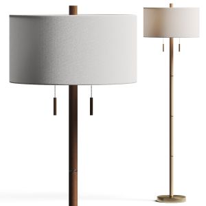 Pottery Barn Laurin Wood Floor Lamp