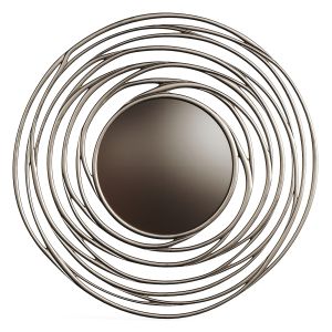 Luxury Mirror Round Metal 0056 Gold