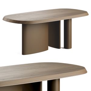 Bonaldo Padiglioni Double Material Dining Table