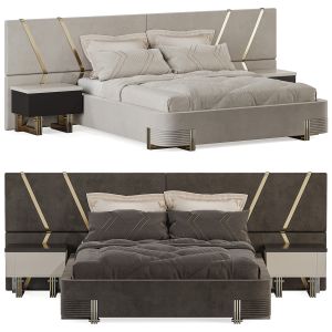 Bed Pierro By Zebrano Mobilya