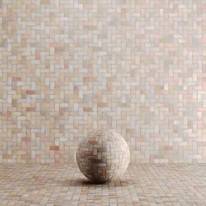 Brick Floor 09 8k Seamless Pbr Material