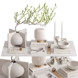 Decorative Set With A Tree