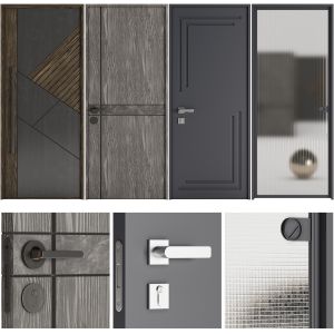 Set Modern Door 01