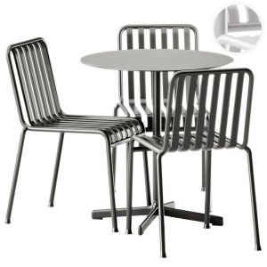 Hay Neu Round Table And Palissade Chair