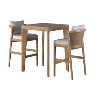 Rh Malta Bar Table And Malta Barstool Set