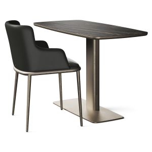 Cattelan Italia Run Keramik Table & Magda Ml