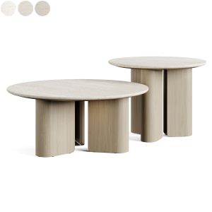 Arhaus Jaira Coffee Circles Table Close