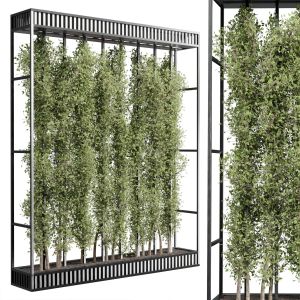 Vertical Wall Garden With Metal Frame - Set 54 Of