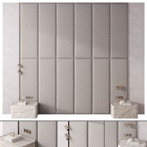 Bedroom Headboard Warm Gray