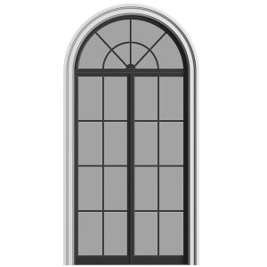 Arched Exterior Window