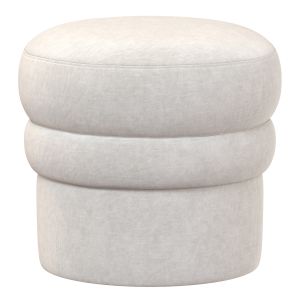 Life Interiors Collection Monet Ottoman Round Pouf