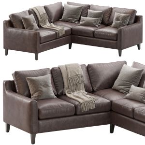 Beverly Upholstered 3 Piece L Sectional