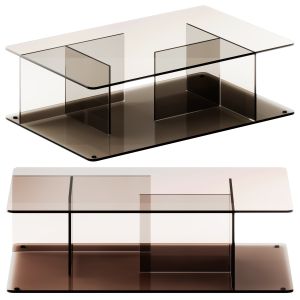 Lucent Rectangular Glass Coffee Table By Case Furn